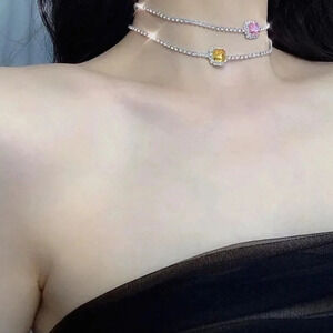 NEW! Dainty “Azeilia” 18K Citrine Tennis Choker
